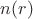 $n(r)$