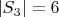 $|S_3|=6$
