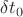 $\delta{t_0}$