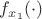 $f_{x_1}(\cdot)$