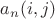 $a_n(i,j)$
