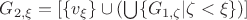 $G_{2,\xi}=\left[\{v_\xi\}\cup(\bigcup\{G_{1,\zeta}|\zeta<\xi\})\right]$