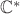 $\mathbb{C}^*$