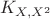 $$K_{X,X^2}$$