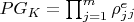 $P G_K=\prod_{j=1}^m \rho_j^e_j$