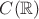 $ C(\mathbb{R}) $