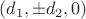 $(d_1,\pm d_2,0)$
