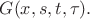 $G(x,s,t,\tau).$