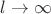 $l\rightarrow\infty$