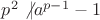 $p^2\not |a^{p-1}-1$