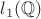 $l_1(\mathbb{Q})$
