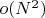 $o(N^2)$