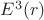 $E^3(r)$