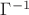 $\Gamma ^{-1}$