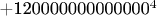 +120000000000000^4