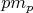 \[pm_p \]