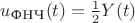 $u_{\text{ФНЧ}}(t)=\frac 1 2 Y(t)$