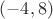 $(-4,8)$