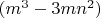 $(m^3-3mn^2)$