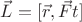 $\vec{L} = [\vec{r},\vec{F}t]$