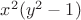 $x^2 (y^2-1)$