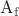 $\mathrm{A_f}$