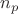 $n_p $