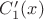 $C'_1(x)$