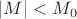 $|M|<M_0$