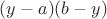 $(y-a)(b-y)$ $(y-a)(b-y)$