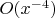 $O(x^{-4})$
