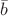 $\bar b$