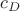 $c_D$