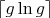 $\lceil g\ln g\rceil$