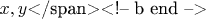 $x,y$</span><!-- b end -->