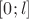 $
\left[ {0;l} \right]
$