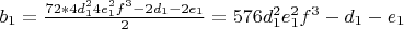 $b_1=\frac{72*4d_1^24e_1^2f^3-2d_1-2e_1}{2}=576d_1^2e_1^2f^3-d_1-e_1$