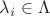 $\lambda_i\in\Lambda$