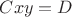 $Cxy=D$