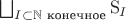 $\bigsqcup_{I \subset \mathbb N \text{ конечное}} \mathrm S_I$