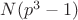 $N(p^3-1)$