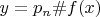 $\[y = {p_n}\# f(x)\]$