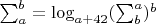 $\sum_a^b = \log_{a + 42}(\sum_b^a)^b$