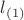 $l_{(1)}$