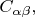 $C_{\alpha \beta},$