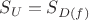 $S_U = S_{D(f)}$