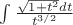 $\int \frac{\sqrt{1+t^2}dt}{t^{3/2}} $