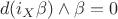 $$d(i_X\beta)\wedge\beta=0$$