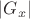 $|G_x|$ $|G_x|$