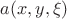 $a(x,y,\xi)$